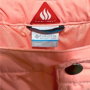 Girls Columbia Bugaboo ski/ snowboard pants.